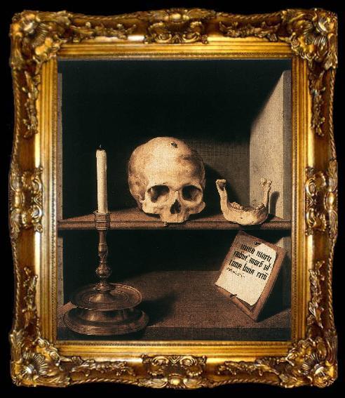 framed  BRUYN, Barthel Vanitas Still-Life, ta009-2
